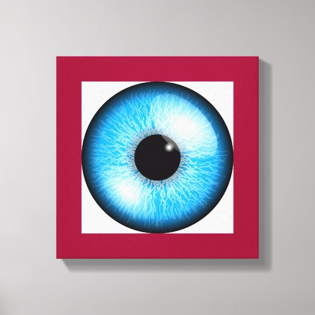 Augapfel Leinwanddruck (Vorderseite)