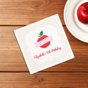 Augapfel Mädchen Geburtstag Serviette