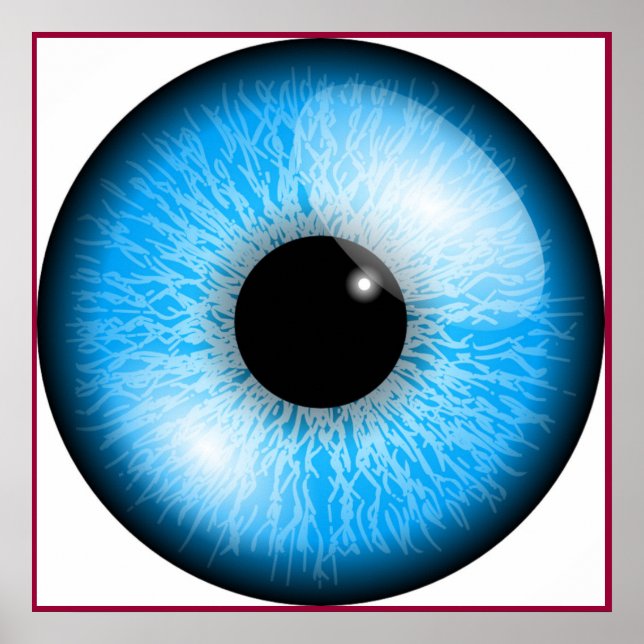 Augapfel Poster (Vorne)