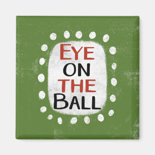 Auge auf dem Ball-Kühlschrank-Magnet Magnet