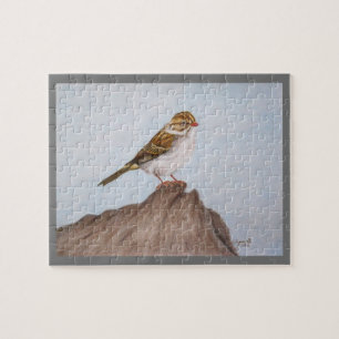 Auge auf dem Sparrow-Puzzle