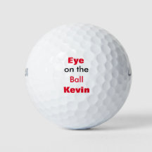 Auge auf den Kugelnamen Text> Personalisierte Golf