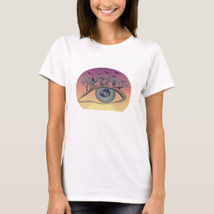Auge auf der Welt - Natur & Erde Kunst T-Shirt