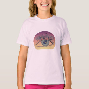 Auge auf der Welt - Natur & Erde Kunst T-Shirt