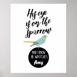 Auge auf Spargelmauer Art Poster