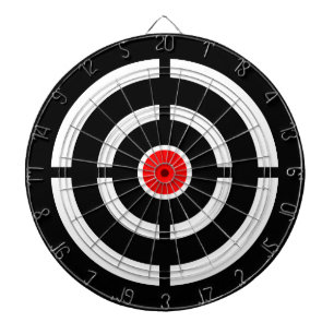 Auge auf Ziel - Bullseye Print Dartscheibe