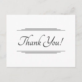 Auge auffängt "Danke!" Postkarte