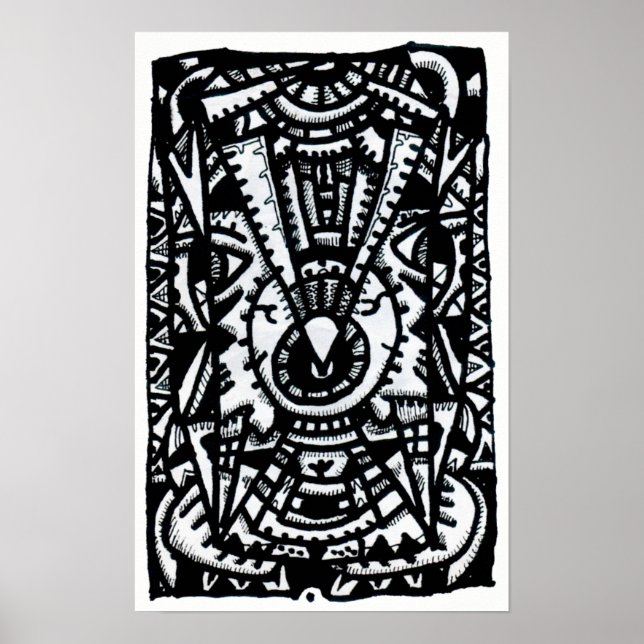 Auge-Auge von Brian Benson Poster (Vorne)