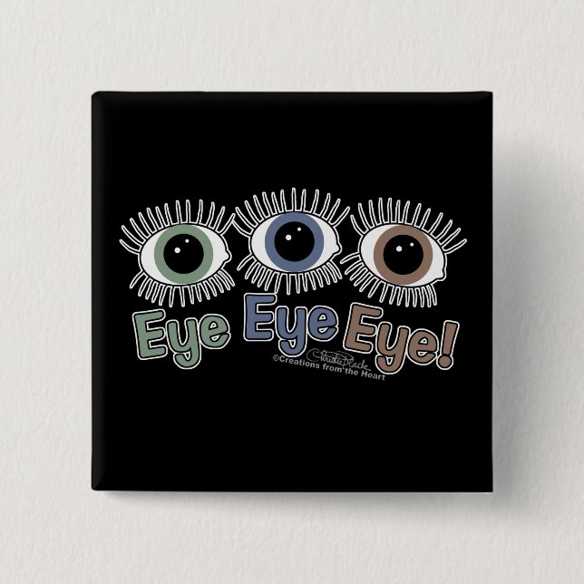 Auge Augen Auge! Button (Vorderseite)