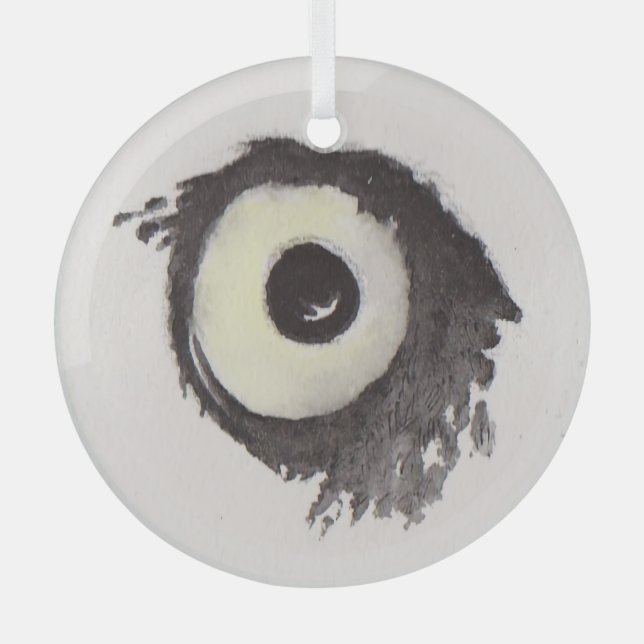 Auge der Eule – Gaze Collection Ornament Aus Glas (Vorderseite)