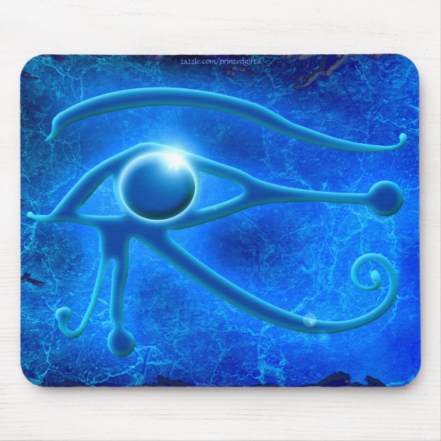 AUGE DER HORUS Ägyptische Fantasie Mousepad (Vorne)