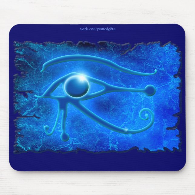 AUGE DER HORUS Ägyptische Fantasie Mousepad (Vorne)