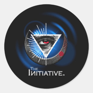 Auge der Initiative Blue Art Sticker