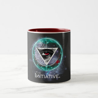 Auge der Initiative Spark Zweifarbige Tasse