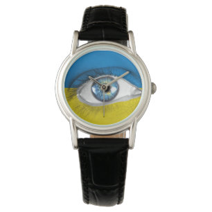 Auge der Ukraine Armbanduhr