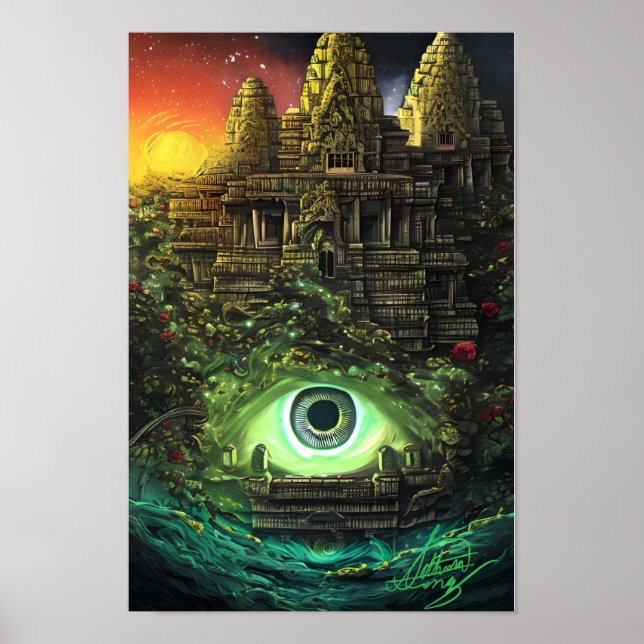 Auge der Vorsehung Poster (Vorne)