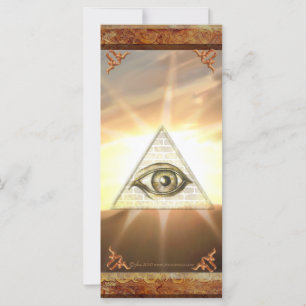 Auge der Vorsehung Sonnenbrist-Rackcard