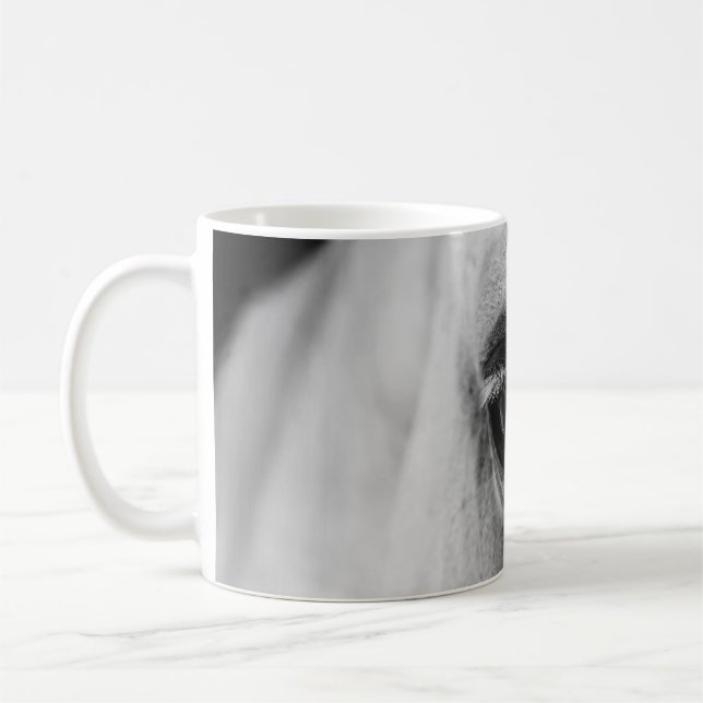 AUGE DER WEISSEN PFERDE KAFFEETASSE (Links)
