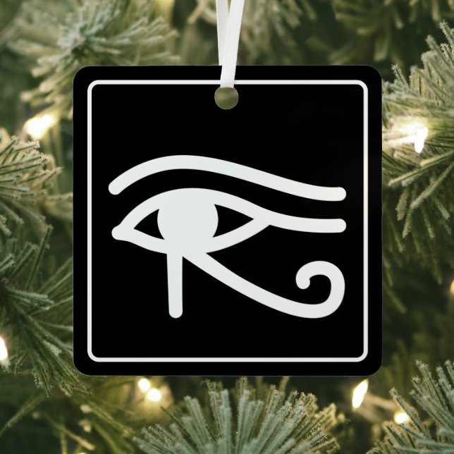 Auge des ägyptischen Symbol des Horus Ornament Aus Metall (InSitu)