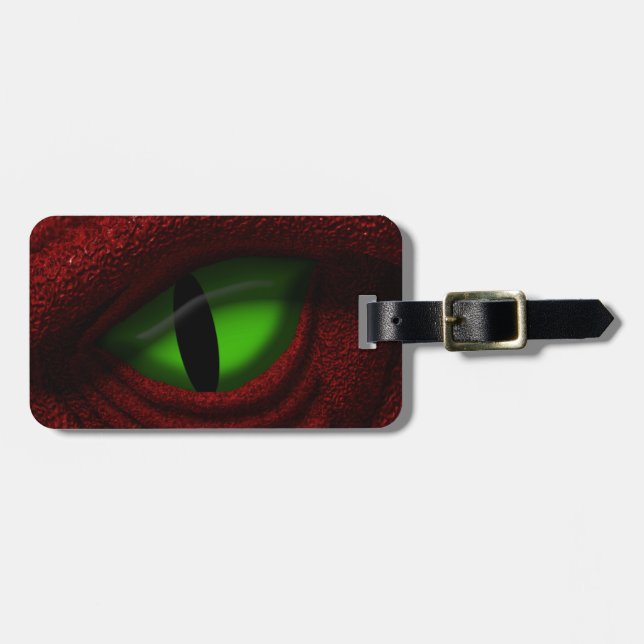 Auge des Drachen Gepäckanhänger (Vorderseite horizontal)