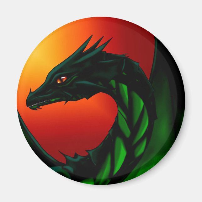 Auge des Drachen Magnet (Vorne)