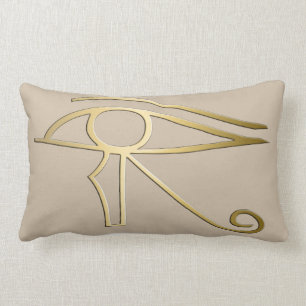 Auge des Horus Ägyptersymbols Lendenkissen