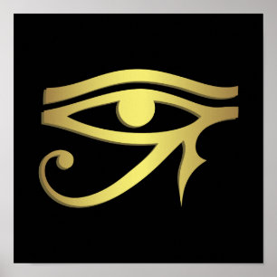 Auge des horus Ägyptersymbols Poster
