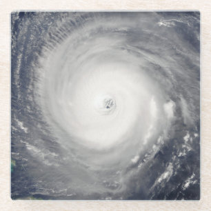 Auge des Hurrikans Glasuntersetzer