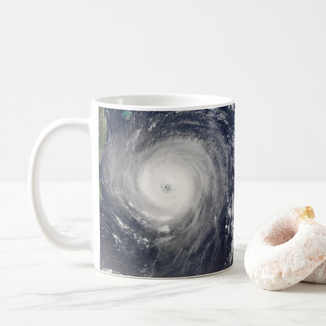 Auge des Hurrikans Kaffeetasse (Mit Donut)
