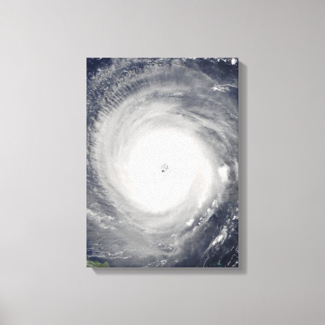 Auge des Hurrikans Leinwanddruck (Vorderseite)