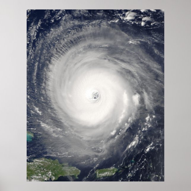 Auge des Hurrikans Poster (Vorne)
