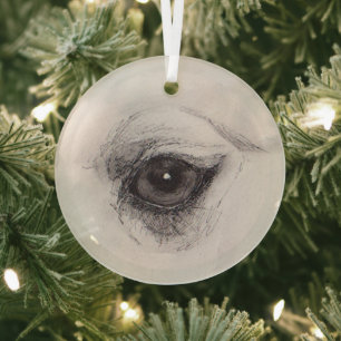 Auge des Kamels – Blick Sammlung Ornament Aus Glas