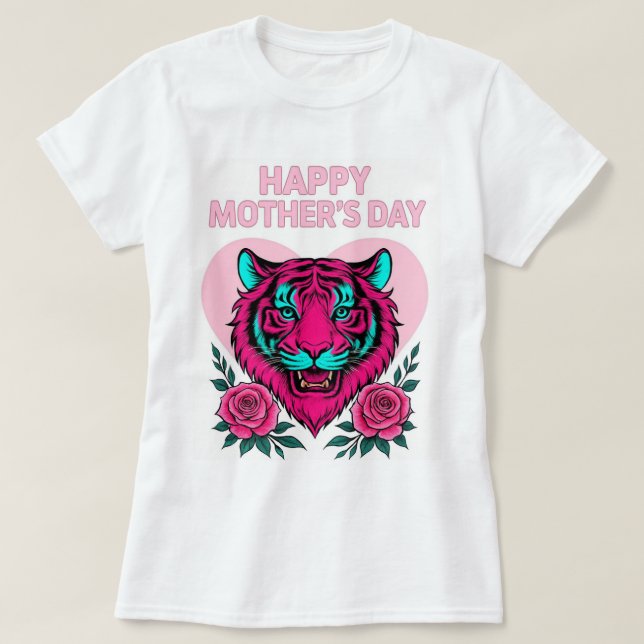 Auge des Muttertiger-T - Shirt (Design vorne)