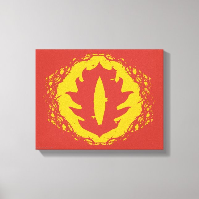 Auge des Sauron-Symbols Leinwanddruck (Vorderseite)