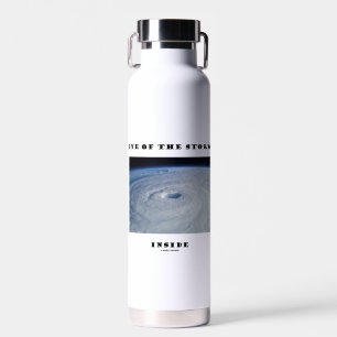 Auge des Sturms im Auge des Hurrikans Trinkflasche