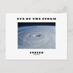 Auge des Sturms im Inneren (Auge des Hurrikans) Postkarte