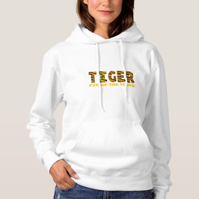 Auge des Tigers Hoodie (Vorderseite)