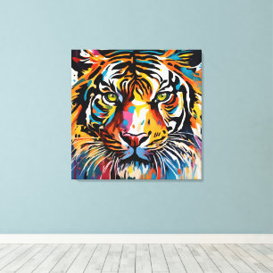 Auge des Tigers  Leinwanddruck