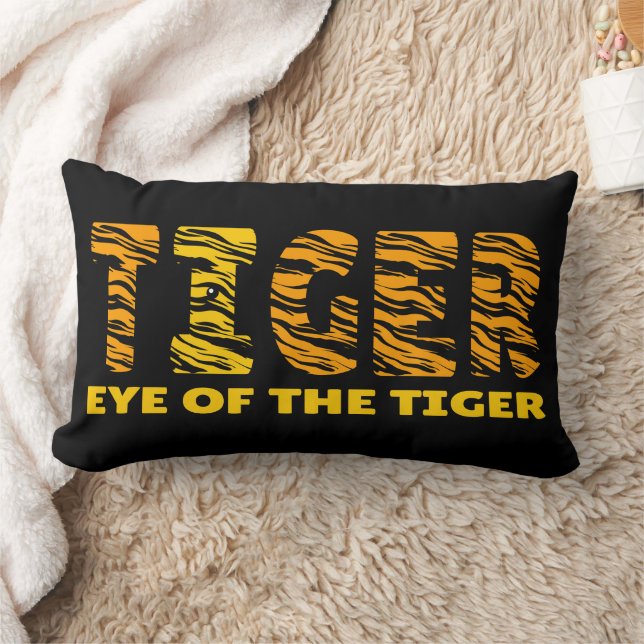 Auge des Tigers Lendenkissen (Decke)