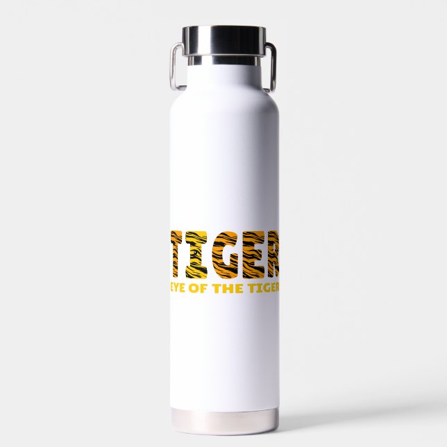 Auge des Tigers Trinkflasche (Vorne)