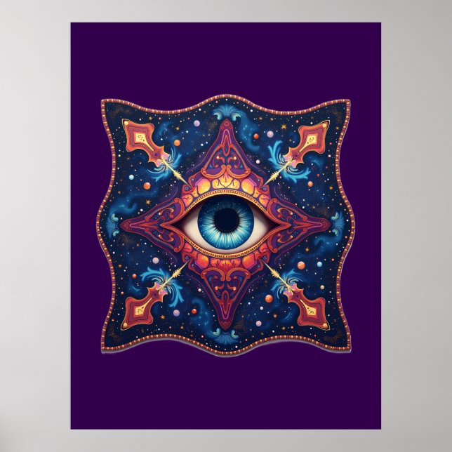 Auge des Universums Poster (Vorne)