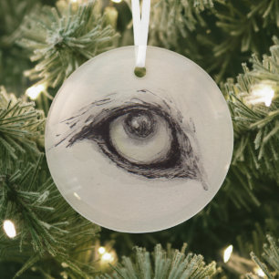 Auge des Wolfes – Blick-Kollektion Ornament Aus Glas