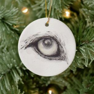 Auge des Wolfes – Gaze Collection Keramik-Ornament Keramik Ornament