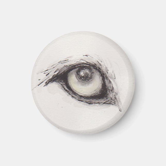 Auge des Wolfes – Gaze Collection Magnet (Vorne)