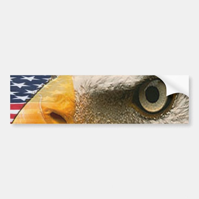 AUGE EAGLES (PATRIOTISCHER AMERIKANER USA) AUTOAUFKLEBER (Vorne)