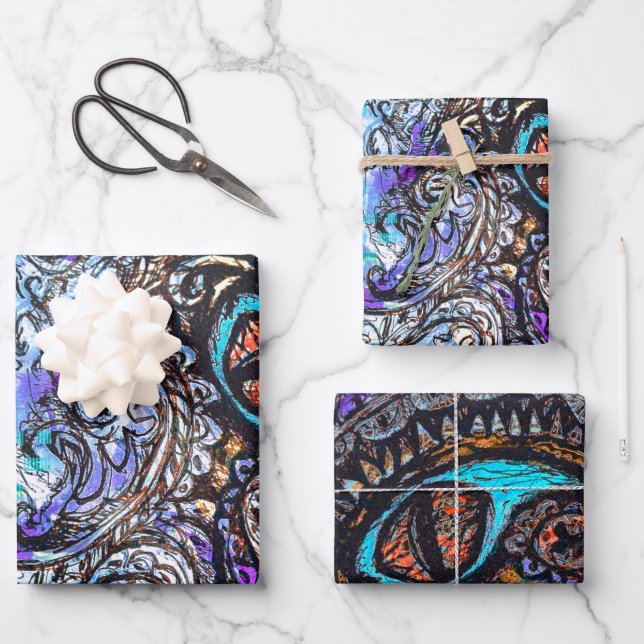 Auge eines Seemanners Geschenkpapier Set (Vorderseite)