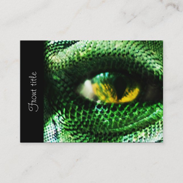 Auge eines ... ? visitenkarte (Vorderseite)