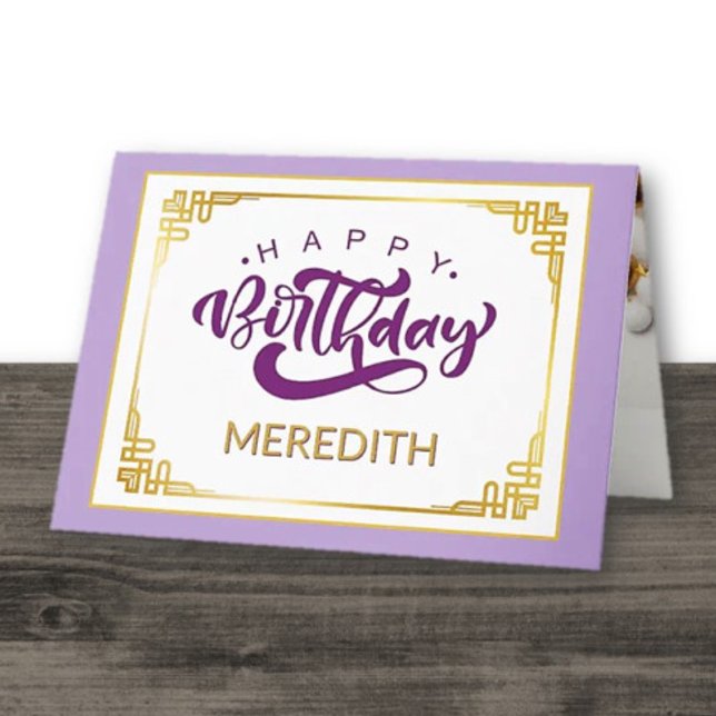 Auge fängt! Personalisiert Happy Birthday Card Dankeskarte (Von Creator hochgeladen)
