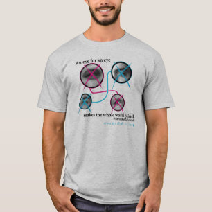 Auge für ein Auge graue T T-Shirt