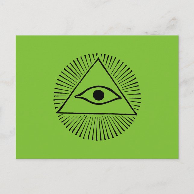 Auge Gottes Postkarte (Vorderseite)